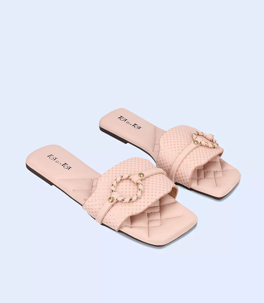 KG0031-PINK-Girls Casual Slipper