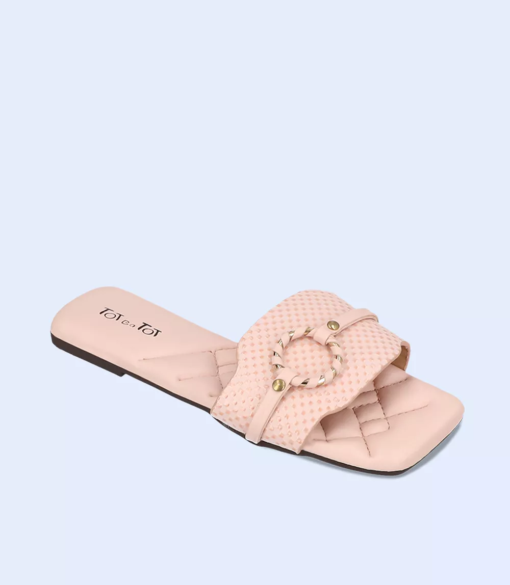 KG0031-PINK-Girls Casual Slipper