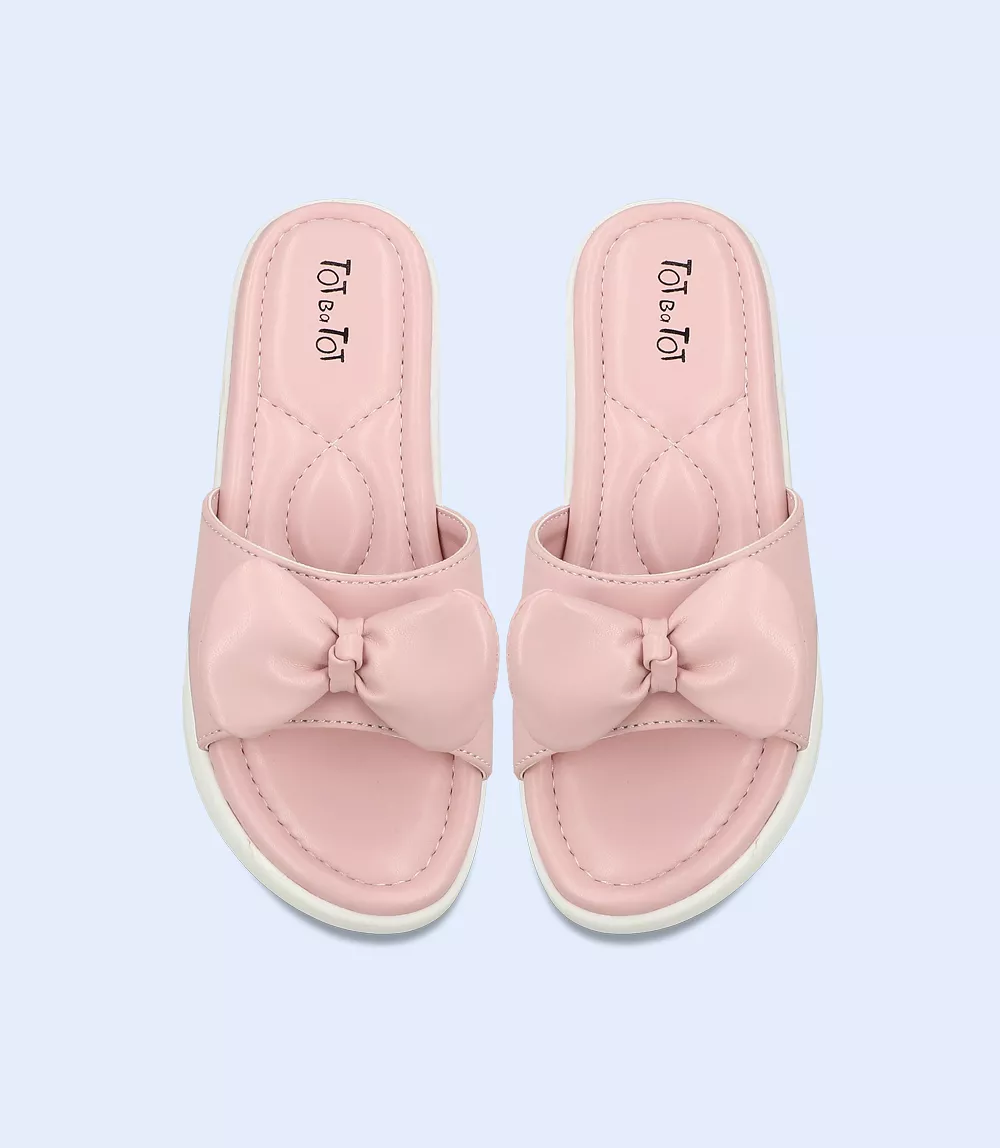 KG0099-PINK-Kids Casual Slipper