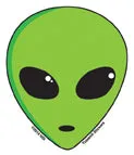 Mini-Alien Sticker