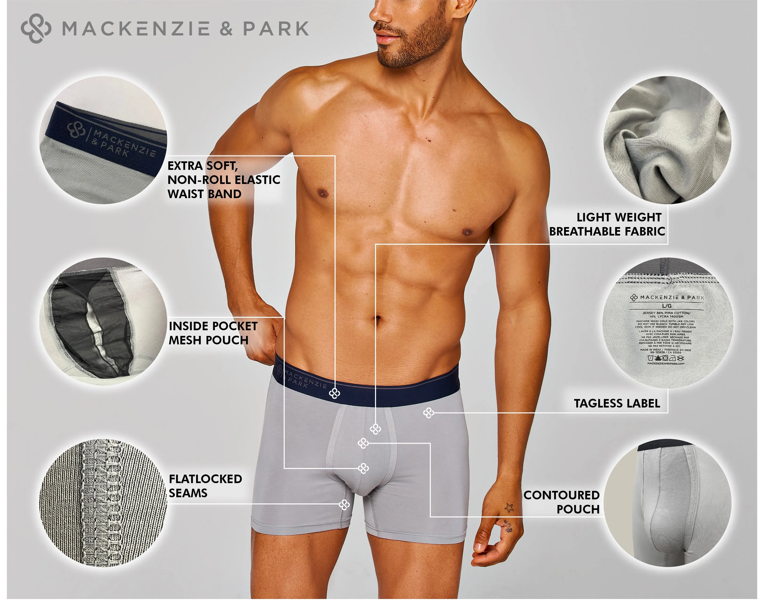 Pocket Mesh Pouch Trunk