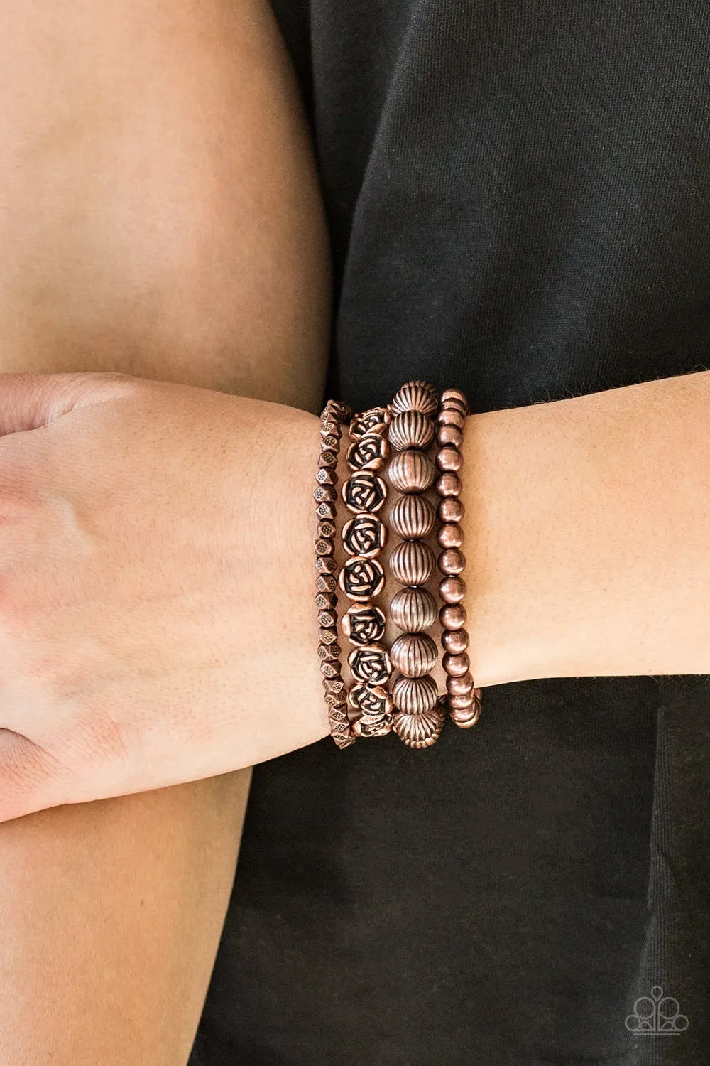 Rose Garden Gala Copper-Bracelet