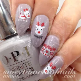 Rudolph the Red-Nosed Reindeer Water Decals