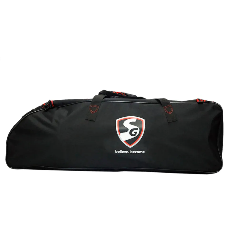 SG Superpak 1.0 Kit Cricket Kit Bag (Black/Orange)