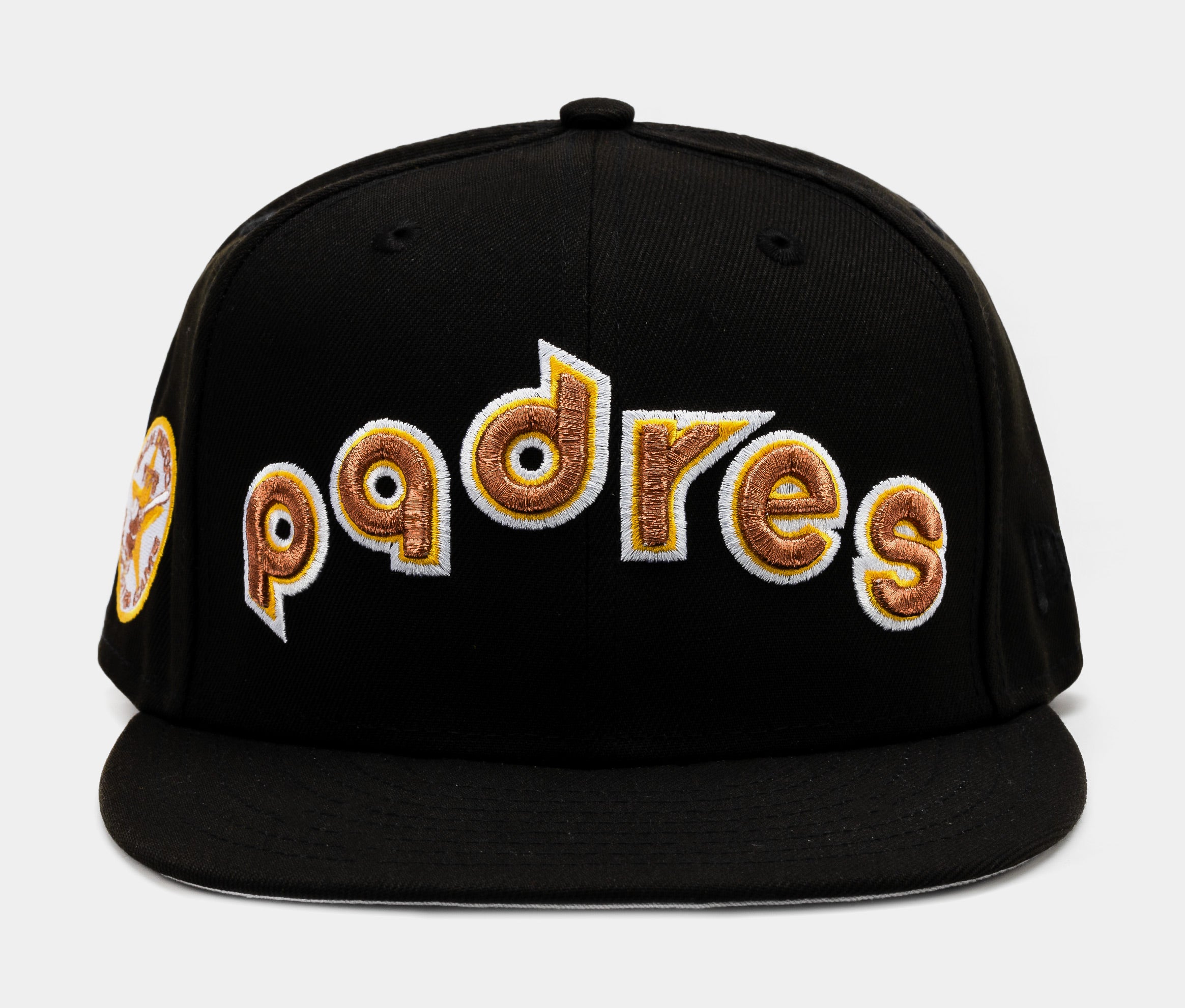 Shoe Palace Exclusive San Diego Padres 59Fifty Fitted Mens Hat (Black/Yellow)