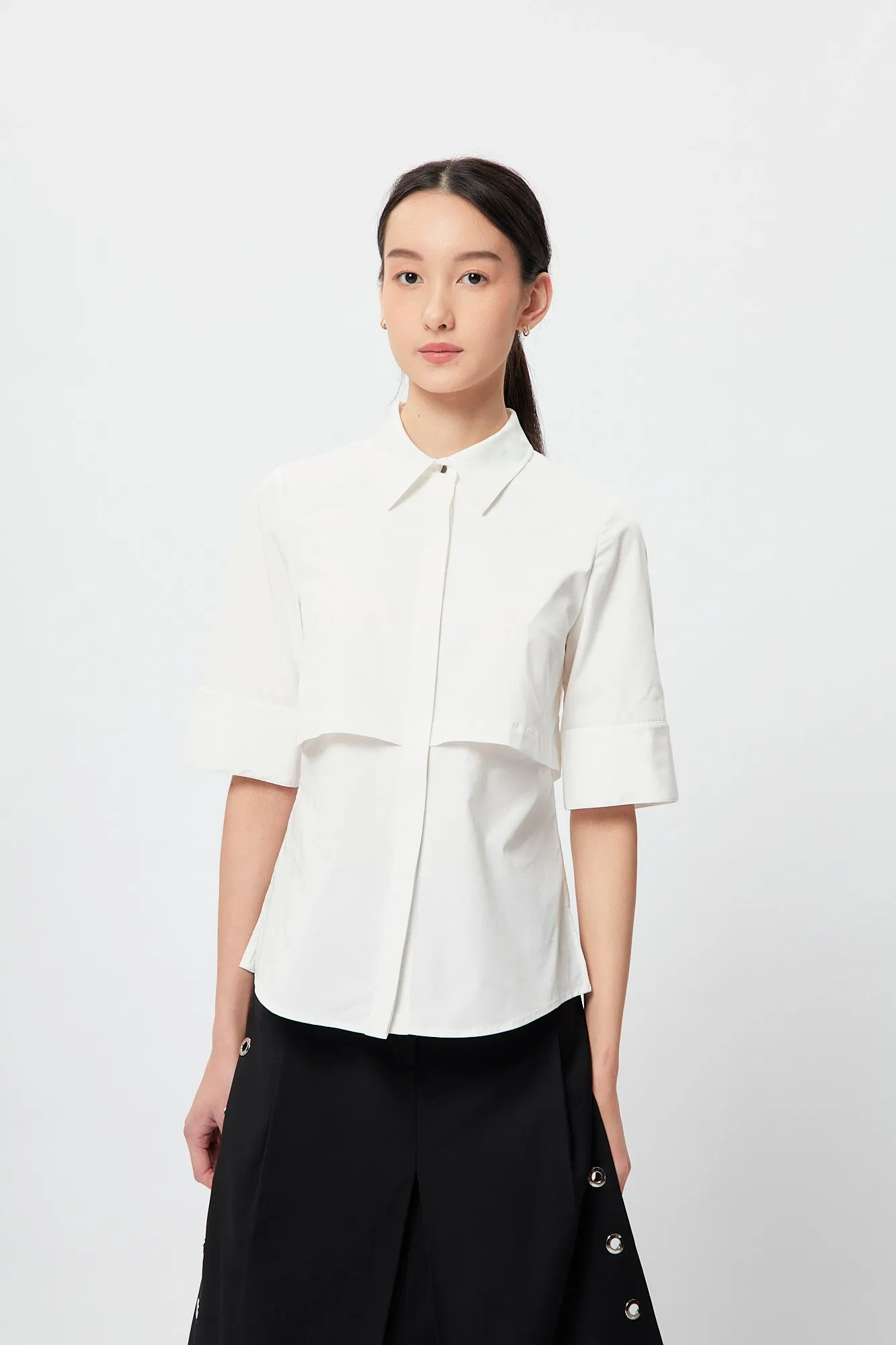 Signature Layers Shirt - White