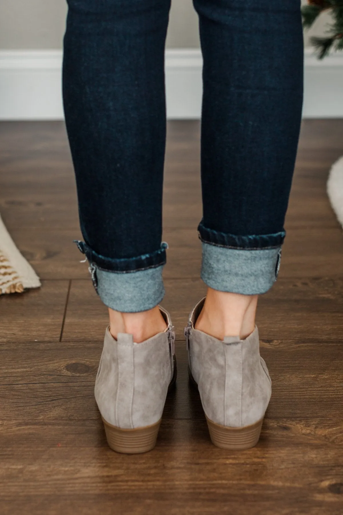 Sugar Trixy Booties- Gray