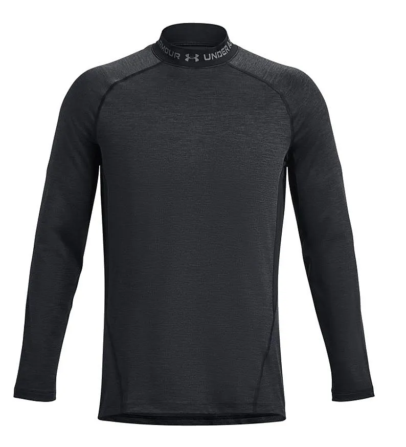 T-Shirt Under Armour ColdGear Armour Twist Mock LS - Black/Pitch Gray - men´s