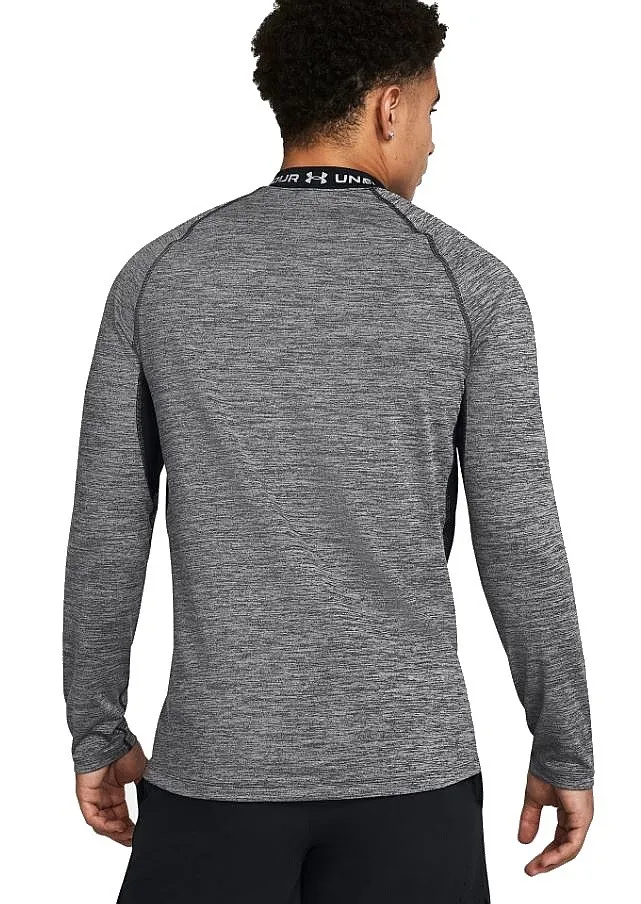 T-Shirt Under Armour ColdGear Armour Twist Mock LS - Mod Gray/Gray - men´s