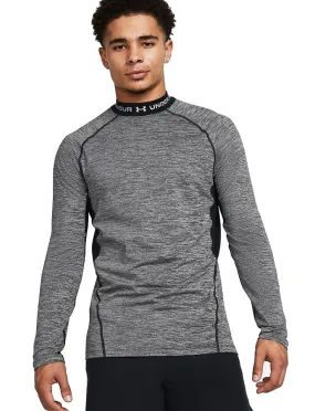 T-Shirt Under Armour ColdGear Armour Twist Mock LS - Mod Gray/Gray - men´s