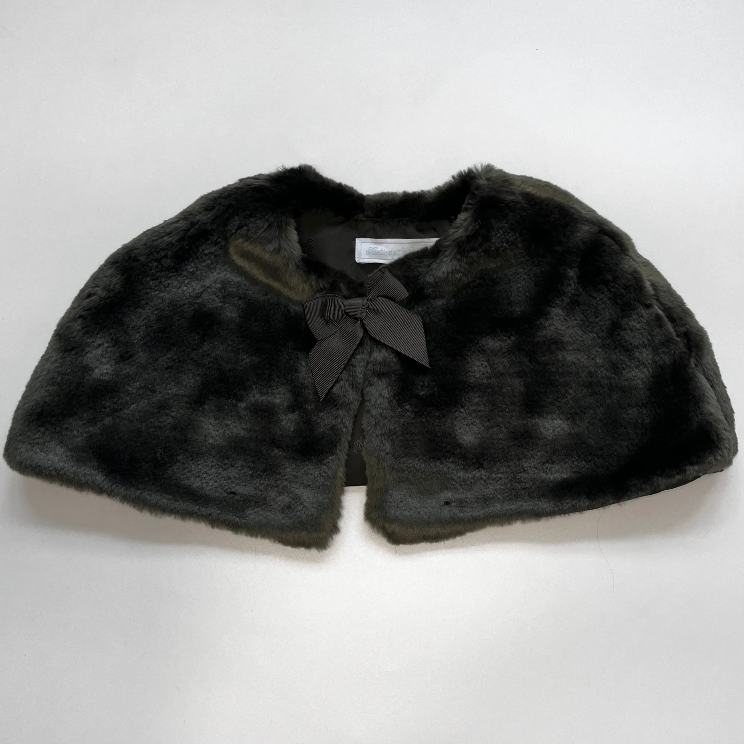 Tartine et Chocolat Faux Fur Shrug: 6 Years