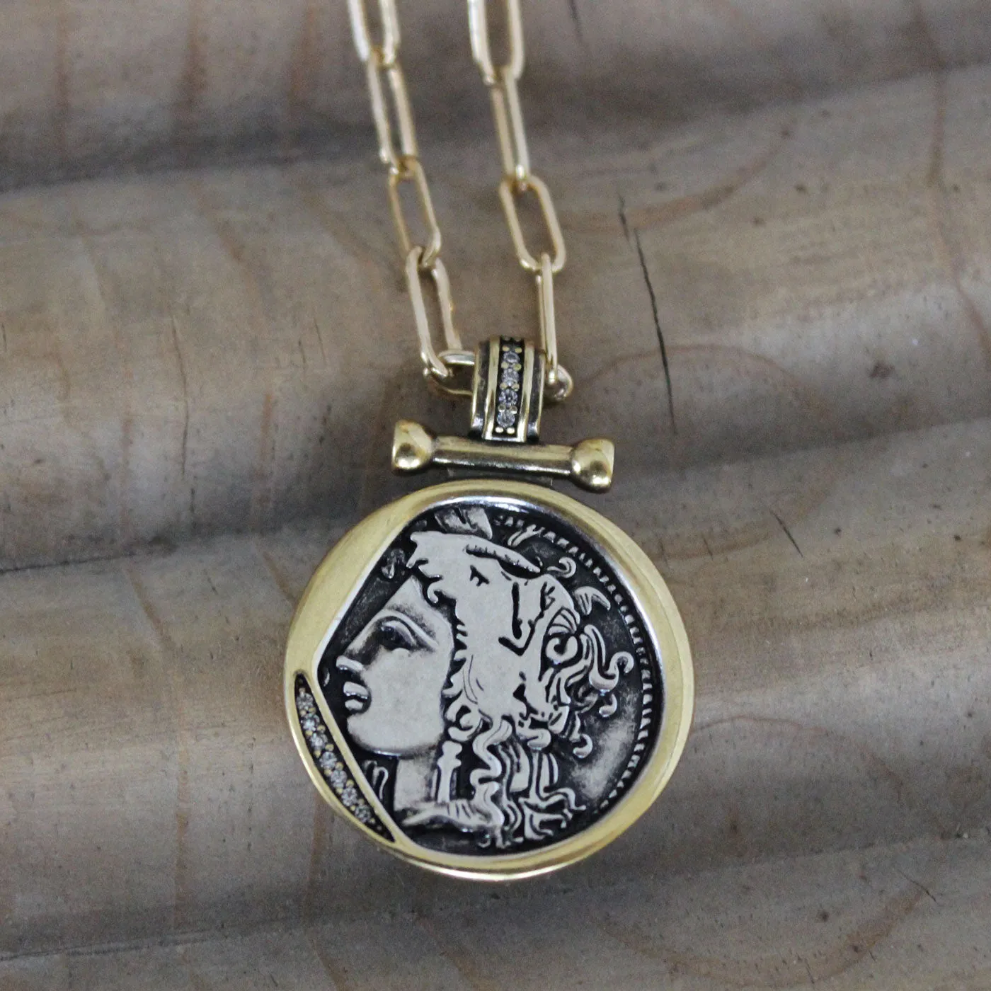 The Greek Goddess Coin Necklace