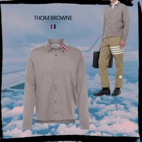 THOM BROWNE  |Wool Logo Designers Cardigans