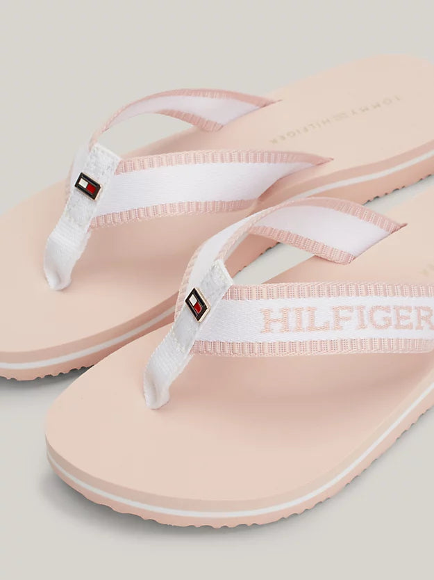 TOMMY HILFIGER Webbing Flip Flops Pink