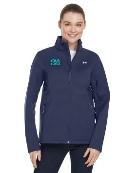 Under Armour Ladies ColdGear Branded Jackets, Medium Navy