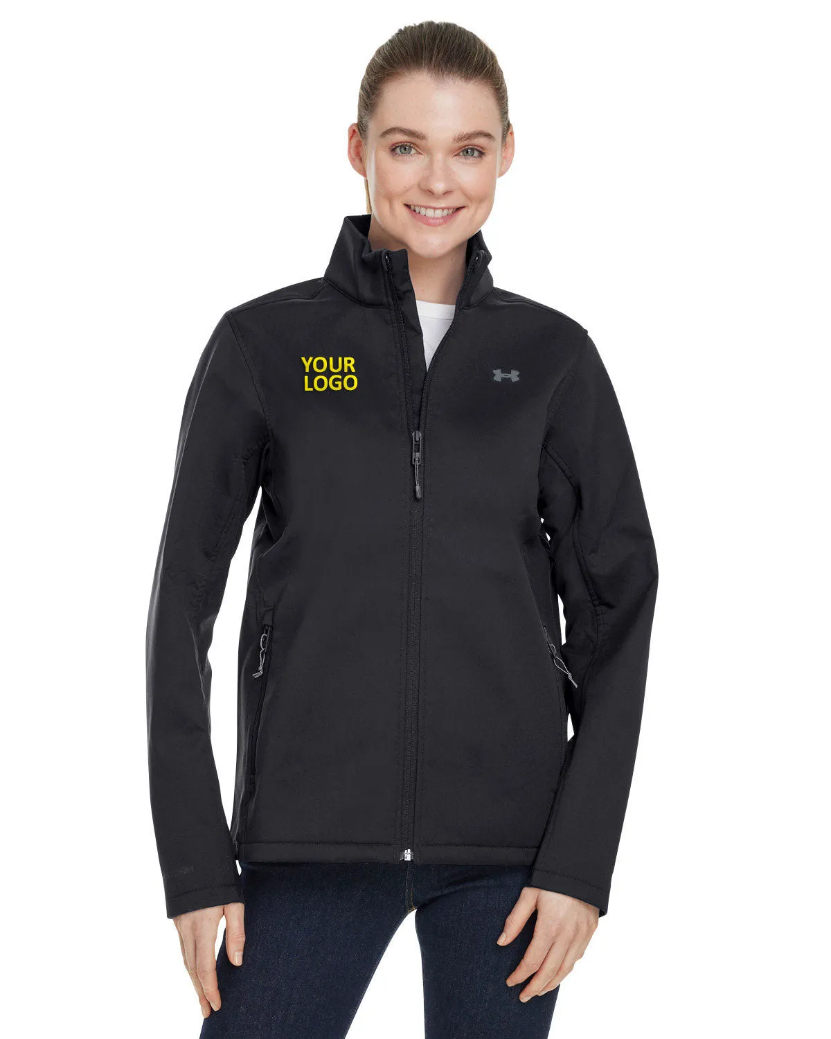 Under Armour Ladies ColdGear Customized Jackets, Black