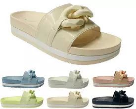 Women's Casual Platform Comfy Slider